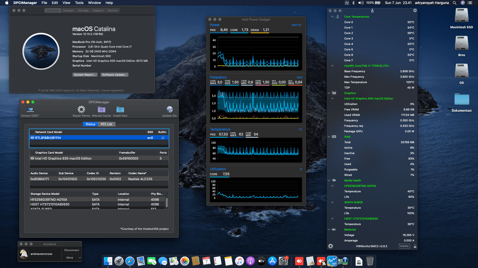 Asus ROG GL553VE FY117T [KabyLake   Intel HD 630 + I2C] 1